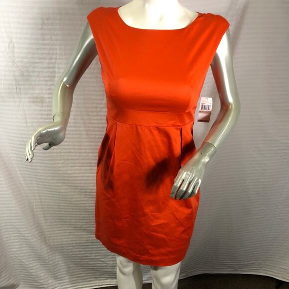 Michael Michael Kors Dress Cut Out Back Orange 12 NWT - Picture 1 of 13